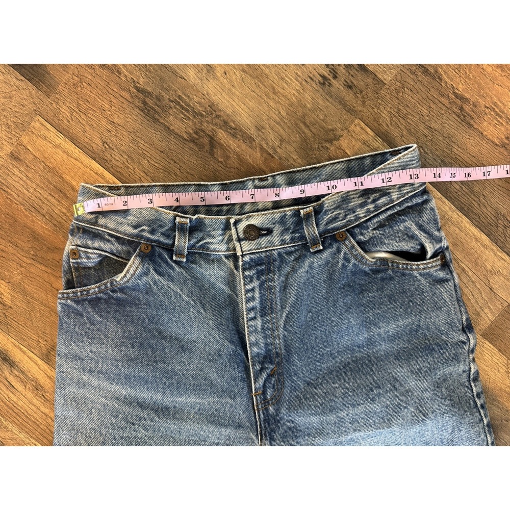 Vintage Levis White Label Jeans Womens 13 San Francisco Blue Pockets High Rise - Picture 10 of 14